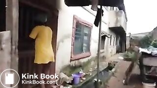 Ebony panty poop - video 2