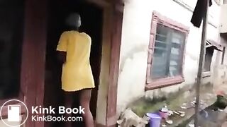 Ebony panty poop - video 2