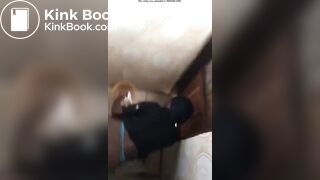 black girl just finished taking a dump
