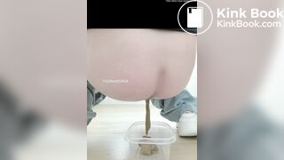 Feces that look like ice cream