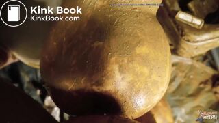 Camping Toilet Together - couple scat play with shit
