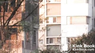desi aunty morning ritual outdoor