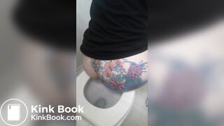 beautiful tattoo butt monster big pooping