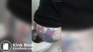 beautiful tattoo butt monster big pooping