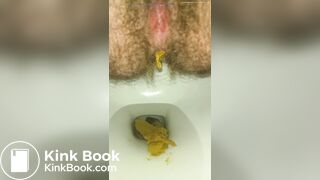 Massive Dump From Hairy Trans Ass