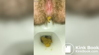 Massive Dump From Hairy Trans Ass
