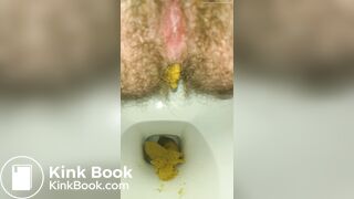 Massive Dump From Hairy Trans Ass