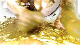 chubby scat anal masturbating