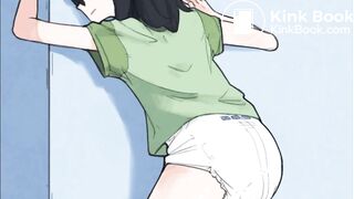 Diaper girl animation - video 2