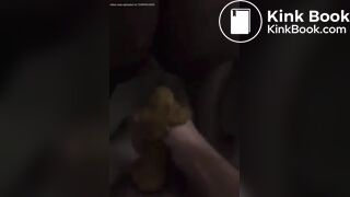 Man gets shitted on by BBW ebony