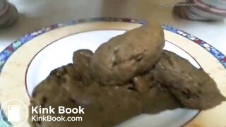 Chubby poop on the plate