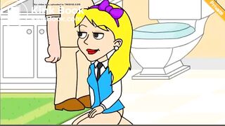 Sexy Mistress ... Poops In Toilet/Blowjob