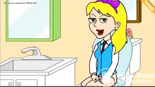 Sexy Mistress ... Poops In Toilet/Blowjob