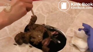 2 Girls Shit And Spit On Trapped Slave
