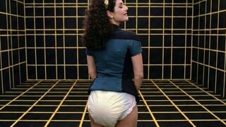 Hologram Counselor Troi Poops Her Diaper (AI)