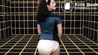 Hologram Counselor Troi Poops Her Diaper (AI)