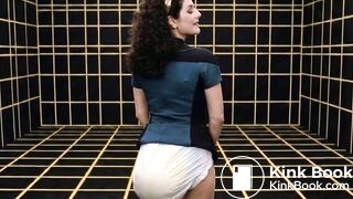 Hologram Counselor Troi Poops Her Diaper (AI)