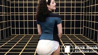 Hologram Counselor Troi Poops Her Diaper (AI)