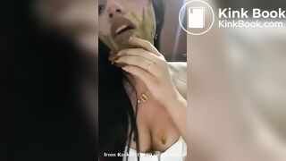 super cute latin face smear