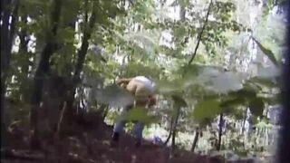 Woman scat nature