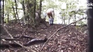 Woman scat nature