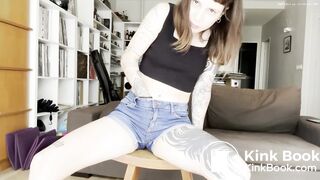 European Cutie Messes Jean Shorts