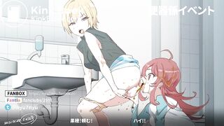 Girl pooping - video 889