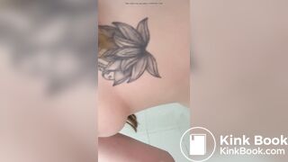 Bitch takes a shit and show asshole :)