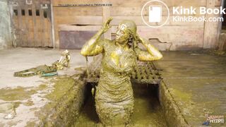 BM Sneaky Fun In The Cowshed - orgasm in cowshit