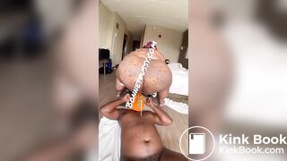 Big pile on slave face