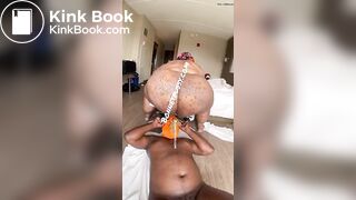 Big pile on slave face