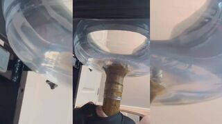 ❤️AMAZING SCAT SLAVE TOILET POV 2❤️