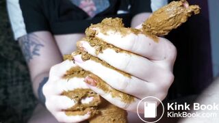 scat dirty blowjob and handjob