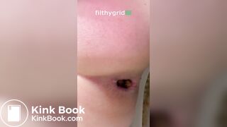 Jewell's ass pooping on toilet