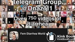 Desperate girl with diarrhea - video 2