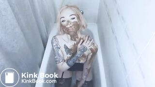 SBP scat in bathtub