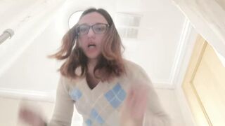 toilet slave pov for brunette mistress