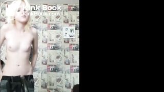 blonde poop on paper notebook