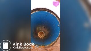 Shitting in public toilet in India!
