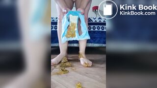 Sloppy Shit in Blue Panties