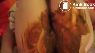 Sexy couple scat fuck and fist