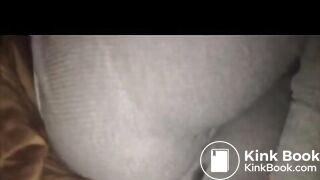 Druk woman shit her pants while sleep