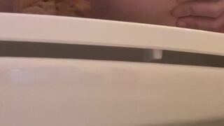 Pretty girl on toilet - video 5