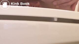Pretty girl on toilet - video 5