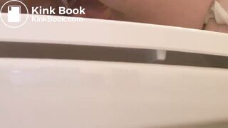 Pretty girl on toilet - video 5