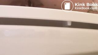 Pretty girl on toilet - video 5