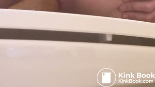 Pretty girl on toilet - video 5
