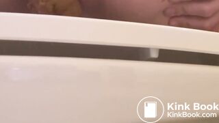 Pretty girl on toilet - video 5