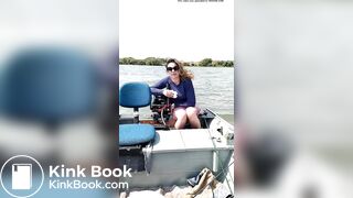Brazilian woman Shitting on a boat (found on tiktok)