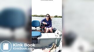 Brazilian woman Shitting on a boat (found on tiktok)
